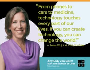 Poster of Susan Wojcicki