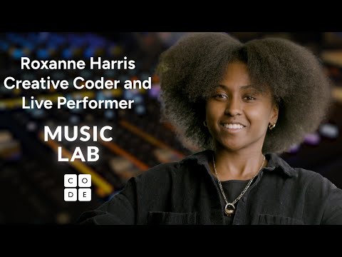 Play video Music Lab: Roxanne Harris, Creative Coder and Live Performer