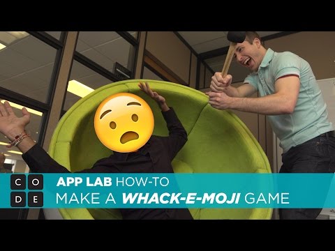 Play video App Lab: Make a Whack-E-Moji Game